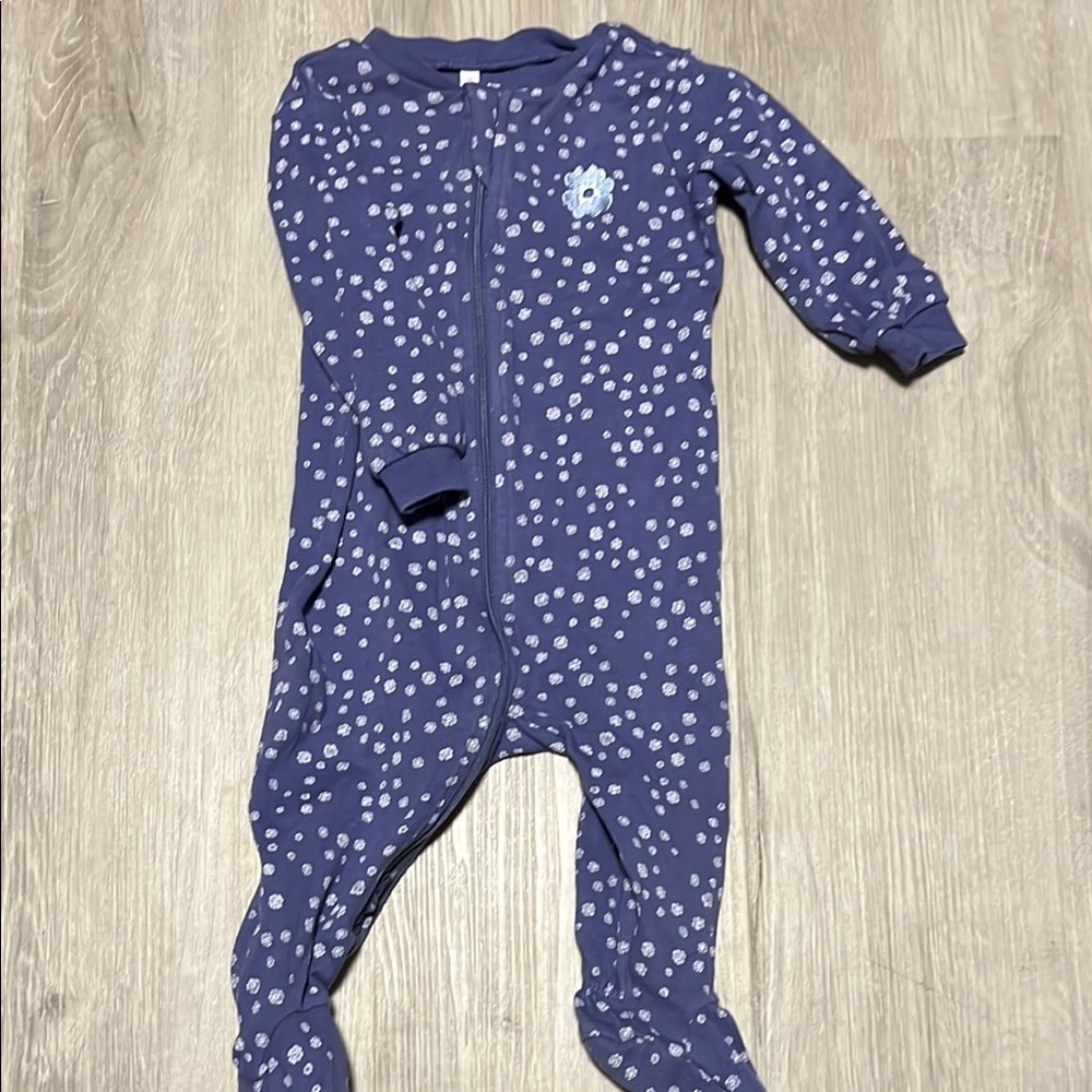 Kids Blue Polka Dot One Piece